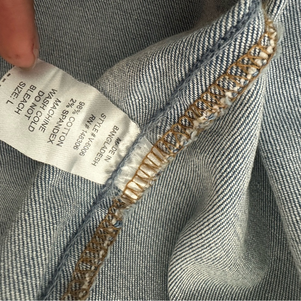 Light Blue Denim Vest - Picture 7 of 11